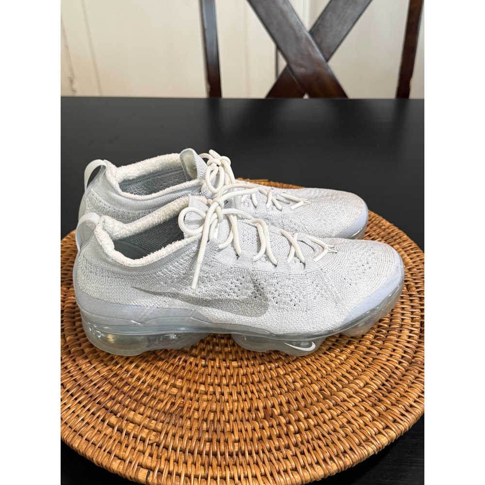 Nike Air VaporMax 2023 Flyknit Pure Platinum White DV1678-002 Womens 8.5
